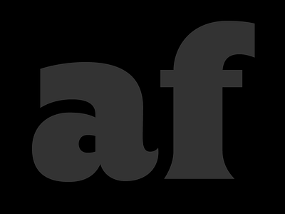 AF adrian design frutiger letters type typography