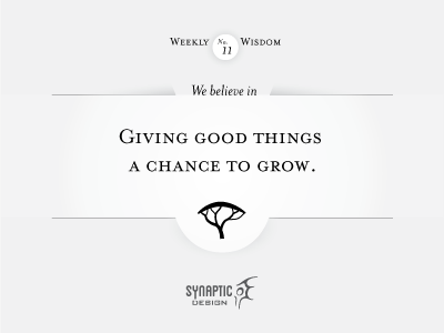 Wisdom on Wednesday #11 belief change growth symbol wisdom