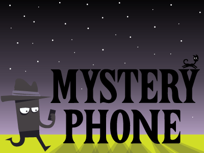 Mystery phone app art dark mystery night