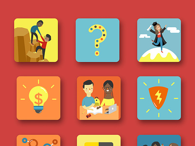 Motee App Icons flat design icon icon app icon artwork illustration