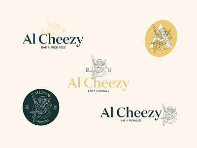 Al Cheezy bar branding cheese design graphic design illustration ilustrator logo vector