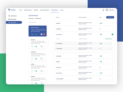 Applications Dashboard