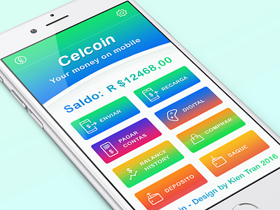 UI/UX Design for Celcoin App celcoin financial management money