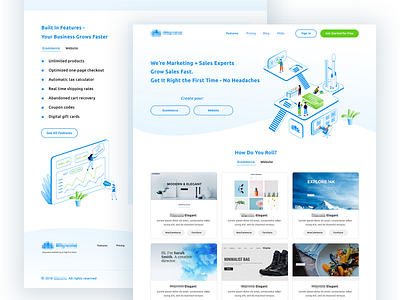 WV sales acceleration isometric isometric illustration landingpage marketing site sale sales sales page salesforce webdesign