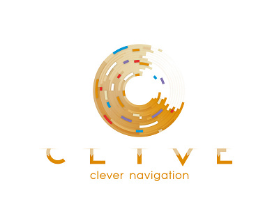 Clive {FINAL} application brand identity initial logo