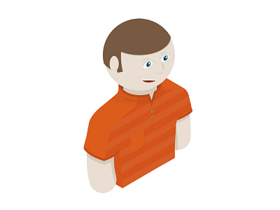 Isometric character 3d car insurance iso isometric vector