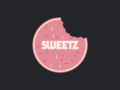 Sweetz Logo Design brand design brand identity branding branding design candy food illustration logo logo design pink sweets typography vector