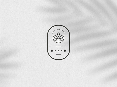 BHH Brand Identity brand design brand identity branding design holistics icon illustration logo logo design minimal minimalist minimalist logo