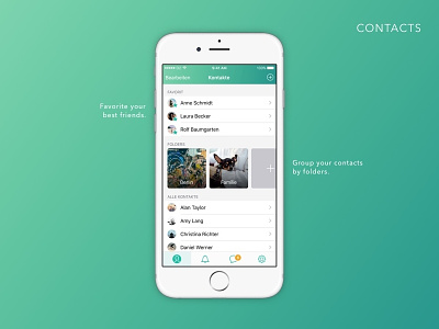 WhatsApp Contacts Feature app concept design interface mobile redesign ui whatsapp
