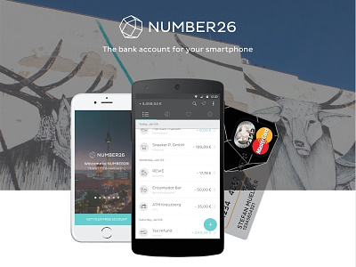 NUMBER26 mobile app app bank banking berlin credit card design mobile number26 startup ui user interface