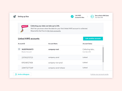 Stax - collecting data 🚩 data onboarding ui