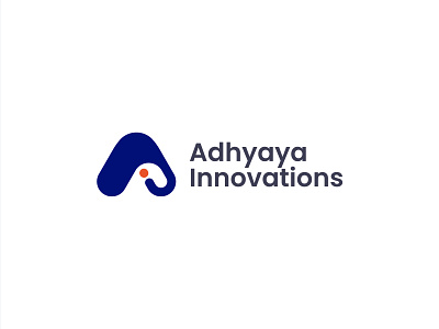 AI - Adhyaya Innovation Logo Concept ai branding branding agency clean creative logo digital icon illustration innovation logo logodesign marketing agency minimal monogram