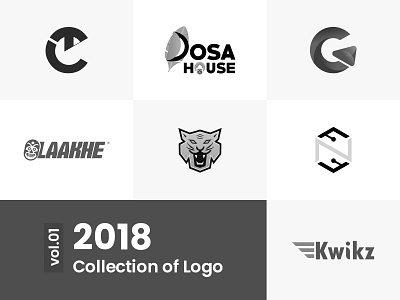 Logo Collection vol.01 | 2018 2018 branding brandlogo designer graphicdesigner icon illustration logo logo designer logo mark logocollection logoconcept logofolio logotype minimal type typography