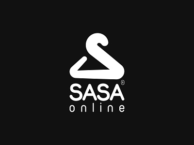 SASA Online Logo for Fashion Brand a letter logo branding clean clothing brand color design fashion brand hanger icon illustration logo men minimal online store s letter logo sletter ux woman