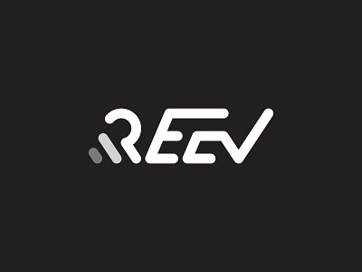 Reev Motion Logo agency branding clean elegant illustration lettering logo minimal minimalist logo motion motiongraphics stroke typogaphy video