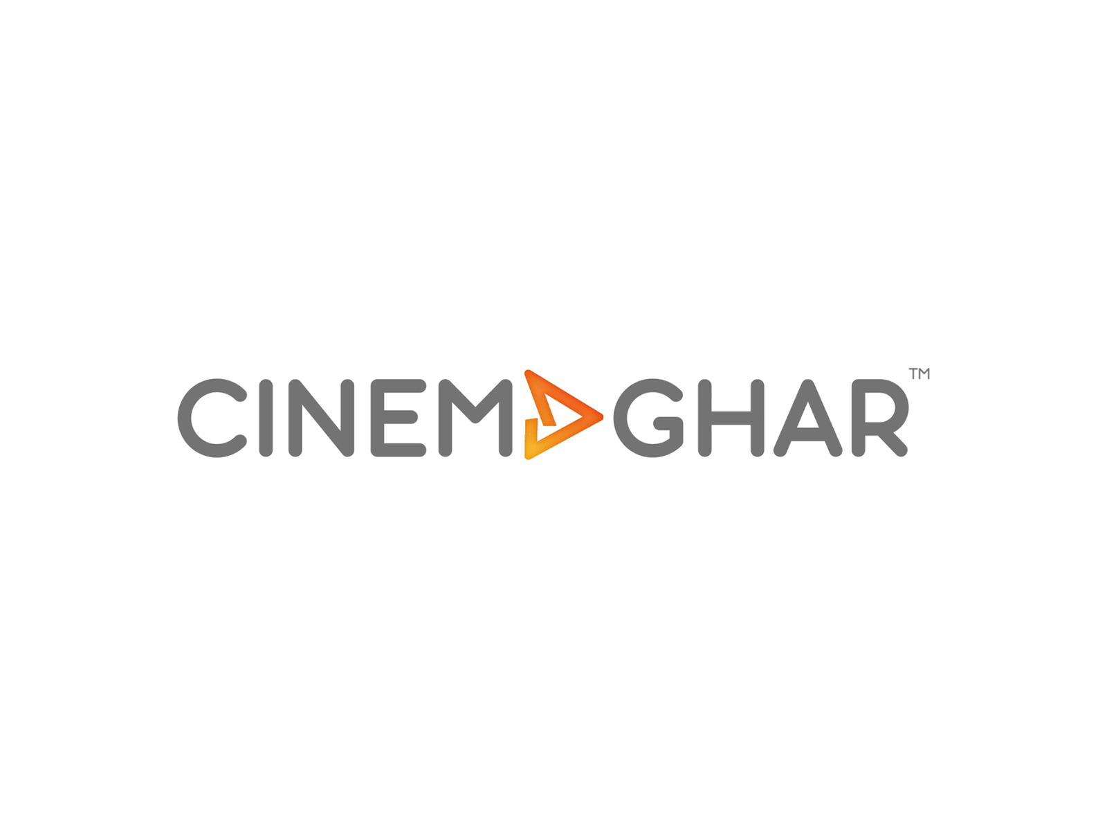 Intro Logo Animation for Cinemaghar App | OTT animation branding clean gradient identity intro logo letter a logo logomark logotype media logo motion logo nepal onlinemovie ottapp ottlogo play play logo video logo webapp