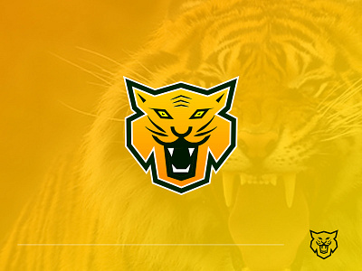 Illustrationo tiger icon animal branding cartoon character colorfull design flat icon illustration logo tiger type vector website wild animal yellow