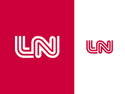 LN Logo Concept color colorfull design events icon illustration logo media minimal news press type vector