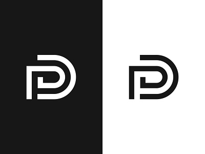 D Logo app branding color design designer designer logo dribbble flat icon illustration illustrator letter logo minimal type ui ux vector