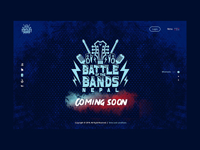 Battle of the Bands Nepal UI Design
