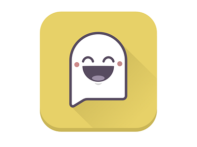 Ghostface Chillah app chat ghost icon shadow smile snap social video