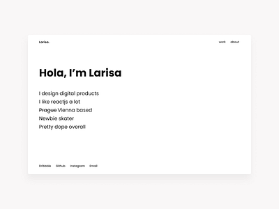 Portfolio website