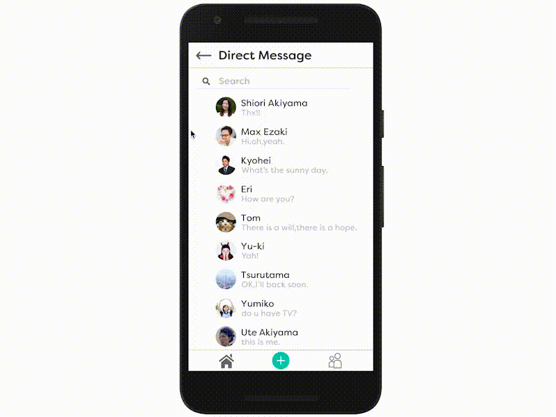 Daily UI #013 Messages