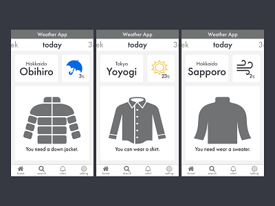 Daily UI #037 Weather App