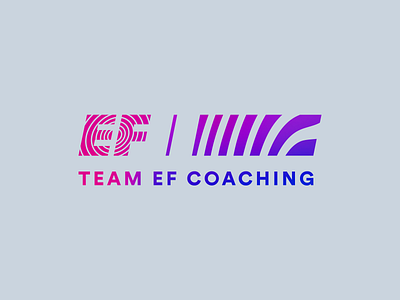 Team EF Coaching brand design digital education first ef illustration logo mobile ui web