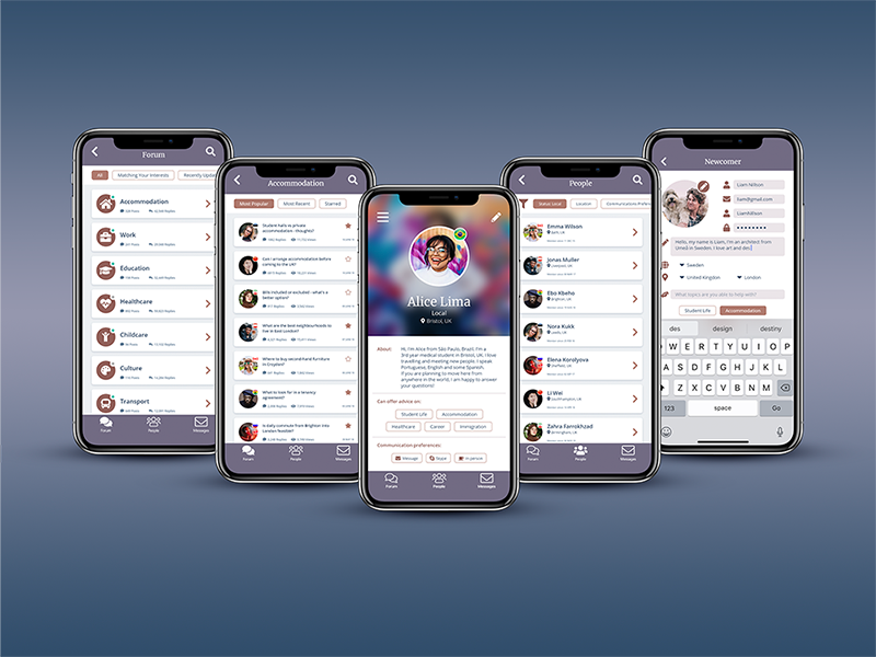 Yuri App: Making Migration Easy migration product design ux design ux ui ui ux app design