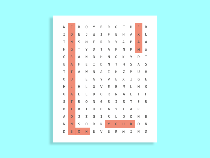 One Card wedding graphic design postcard xmas card christmas card birthday card
