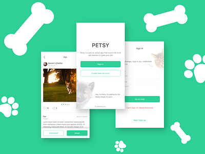 Petsy - Pet Adoption App