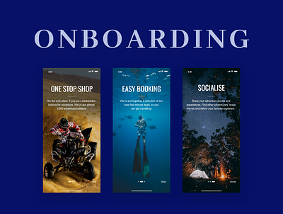 On boarding - Adventure Travel App adventure appdesign design ios design iosapp mobile app design onboarding travel app ui ux ui desgin uiuxdesign ux uxdesign