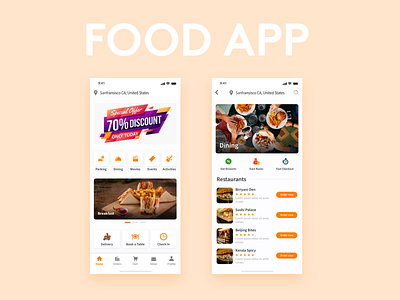 Food App app design food food app ios ios design iosapp online shop ui ui ux ui desgin uiuxdesign ux