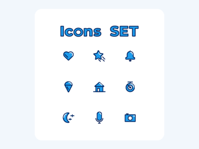 Icons set icon icon set icons icons set illustration outline