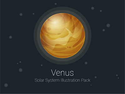 Solar System - Day 3 icon icon set illustration planet solar solar system space ui vector venus