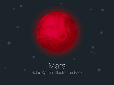 Solar System - Day 5 icon icon set illustration mars planet solar system space ui vector