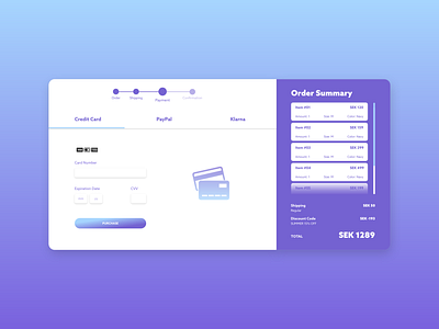 Daily UI #002 Credit Card Checkout daily ui daily ui 002 ui ui design ux ux design