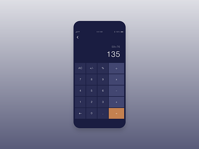 Daily UI #004 Calculator calculator daily ui daily ui 004 ui design ux design
