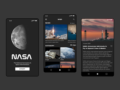 NASA App Design