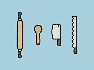 Kitchen Utensils icon kitchen knife utensils