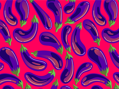 eggplant pattern