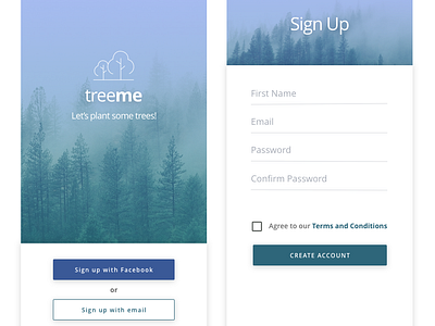 Treeme design challenge 01 mobile ui ui ux