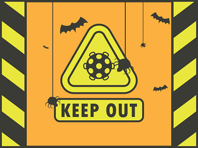KEEP OUT OF DANGER danger halloween