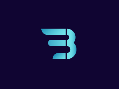 Letter B b letter b logo b monogram brand brand icon branding icon letter 3 logo logodesign logotype monogram