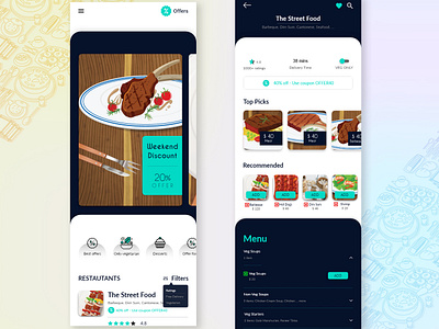 Food Online Order android app app ios app logo mobile app mobile ui ui ux website
