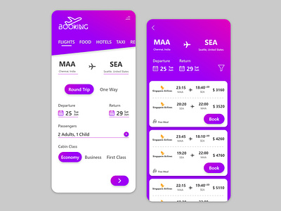 Flight Booking android app app branding design ios app logo mobile app mobile ui ui ux web website