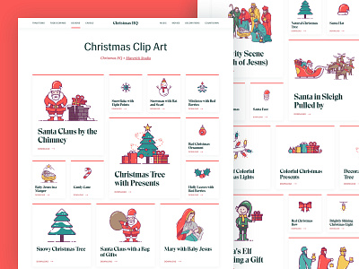 Free Christmas Icons by Christmas HQ christmas download free freebies holiday icons illustration ui kit web design