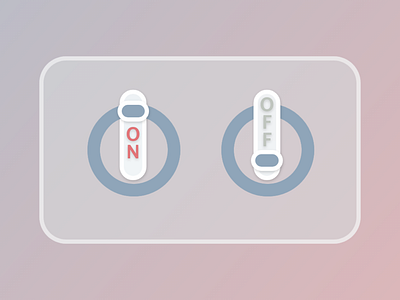 Daily UI Challenge - Day 15 "On/Off Switch" adobexd dailyui design practice settings switch toggle ui uxdesign