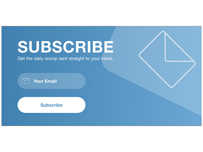Daily UI Challenge - Day 26 "Subscribe" [Web] adobexd dailyui design practice ui uxdesign web